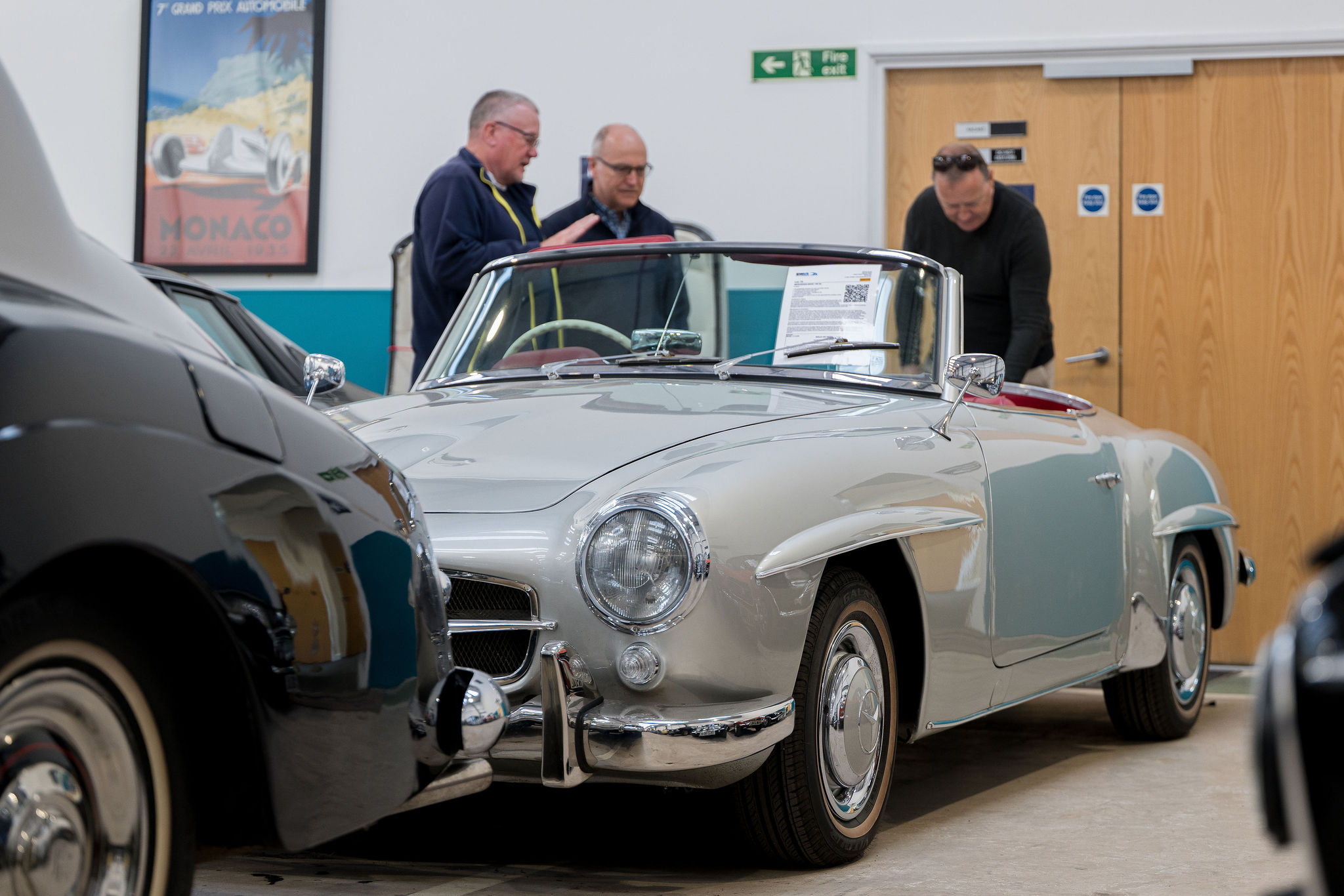 Classic car auction day